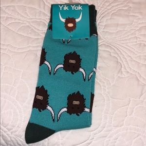 Teal Yik-Yak Socks